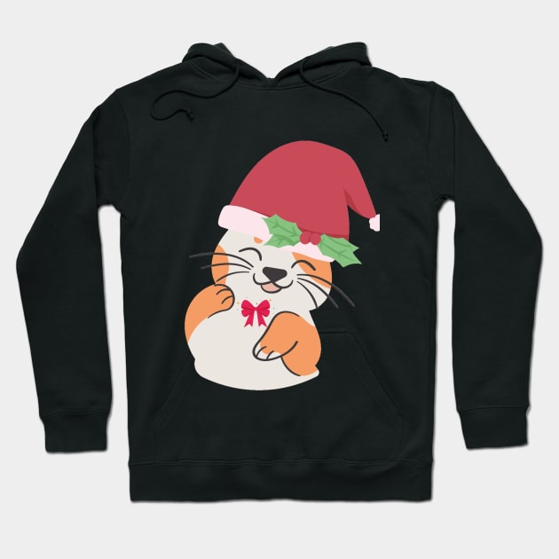 Cat In Hat Hoodie by AlpanaRaiArts